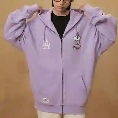 New Era x MLB Hoodie Purple