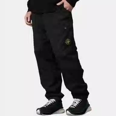 Stone Island Cargo Pants Black