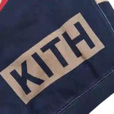 KITH x Coca Cola Mountains Logo Hoodie Beige