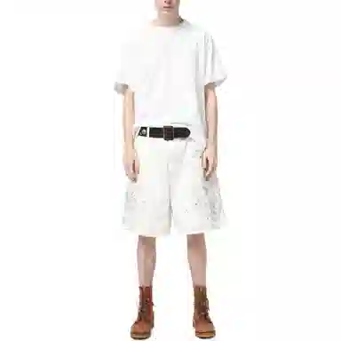 bowwow SS25 PAINTER'S SPLATTER SHORTS