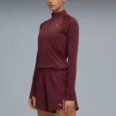 PUMA RUN VELOCITY CLOUDSPUN 14 ZIP logo T