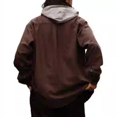 The North Face Purple Label Flannel Double Pocket Field Work Shirt Brown