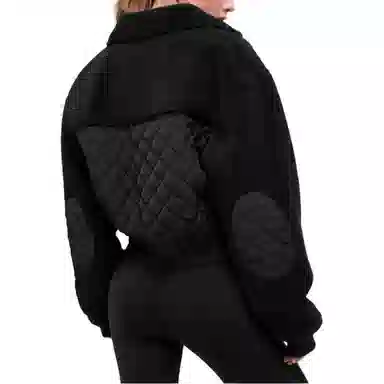 Alo Yoga Sherpa Edge Bomber Ivory