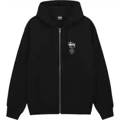 Stussy FW25 SWIM OUT ZIP HOODIE logo