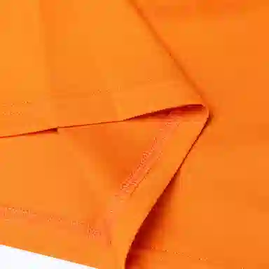 Burberry FW22 Embroidered T-Shirt Orange