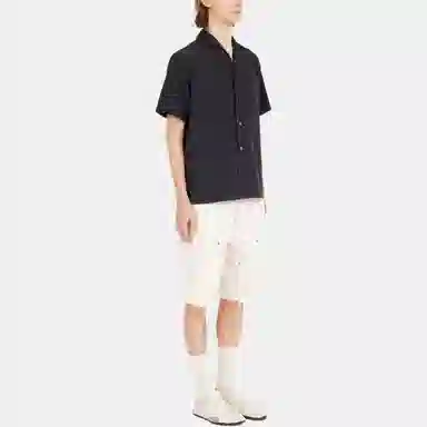 Maison Margiela SS25 Decorative Stitch Shirt Black