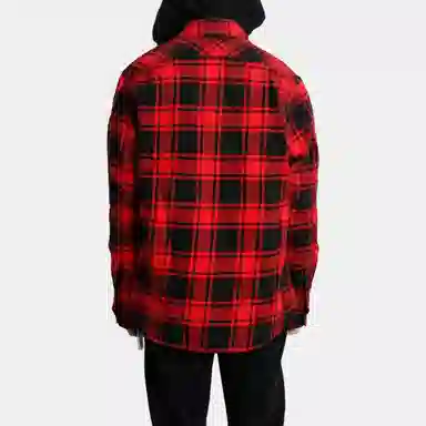 OFF-WHITE Plaid Long Sleeve Shirt