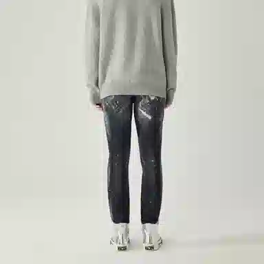 John Richmond FW24 Black Grey Jeans