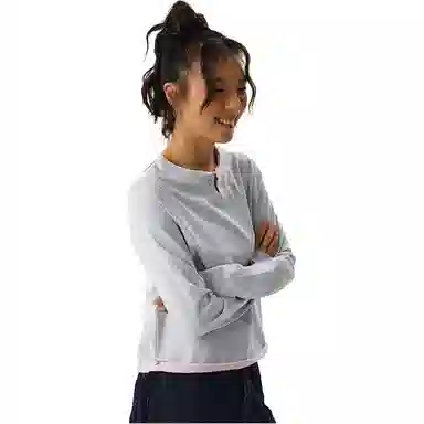 Crying Center V-Neck Colorblock Sweatshirt