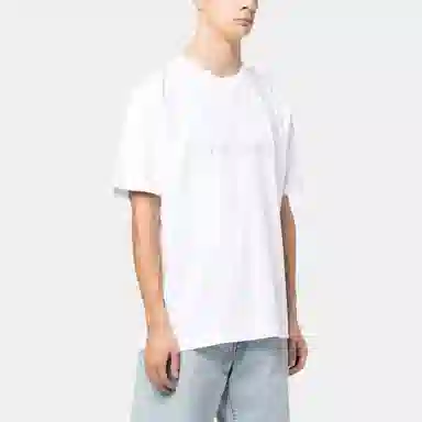 Stone Island SS23 Letter Logo Crewneck Tee White