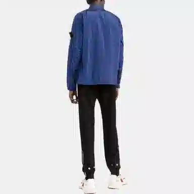 Stone Island SS22 Nylon Shirt Jacket Blue