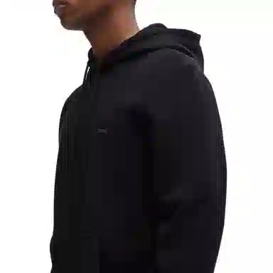 HUGO BOSS Cotton-Terry Hoodie With Logo Patch Logo