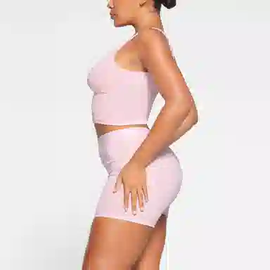 SKIMS Cotton Rib Tank 3-Pack Hot Pink Multi