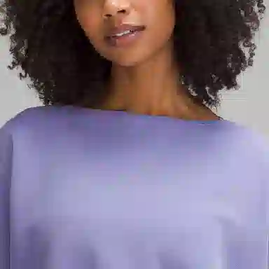 lululemon Back in Action Long-Sleeve Shirt Deep Lavender