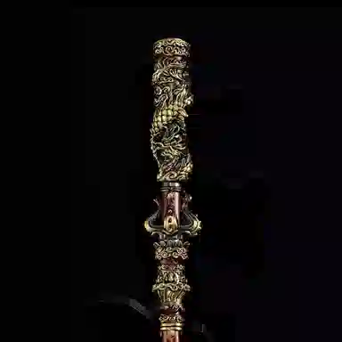 华髻 如意金箍棒 新中式复古 国风小众高级感招财转运情怀 合金 首饰配件 男女同款情侣款