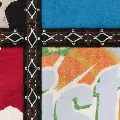 Supreme x Number (N)ine Patchwork Zip Up Hoodie