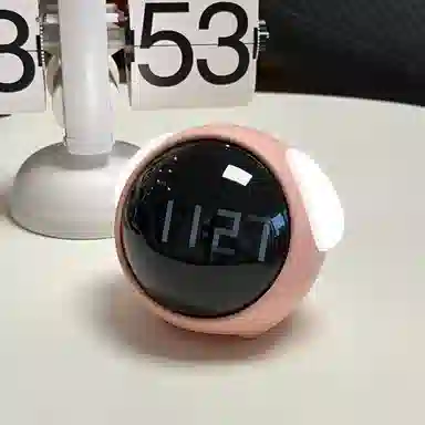 黑白客 表情互动 电子机芯 闹钟 男女同款