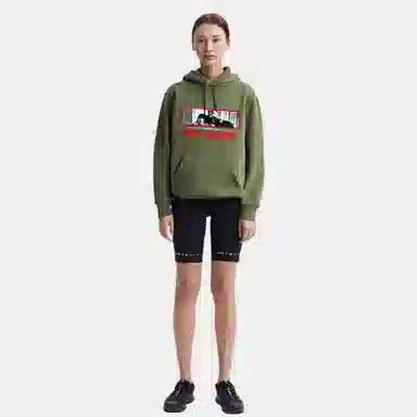 Supreme FW18 The Killer Hooded Sweatshirt Light Olive