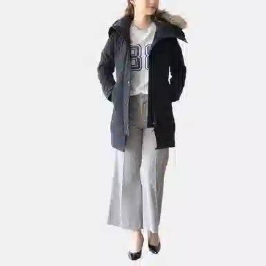 Canada Goose Parka Down Jacket Navy Blue Women