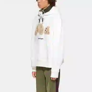 Palm Angels Hoodie White