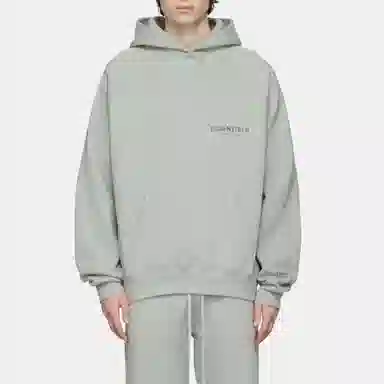 Fear of God Essentials Pullover Hoodie Green Concrete