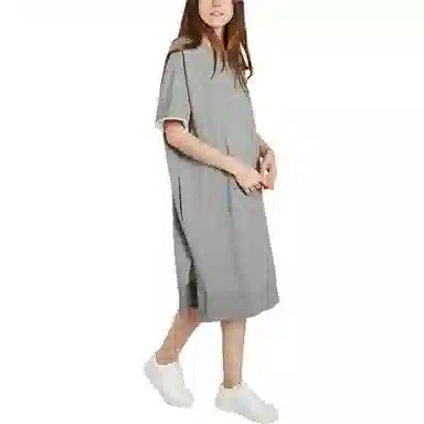 MM6 Maison Margiela A-Line Dress Grey