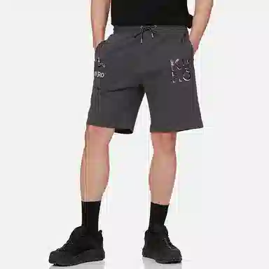 EVISU Ukiyo-e Seagull Logo Shorts Dark Grey