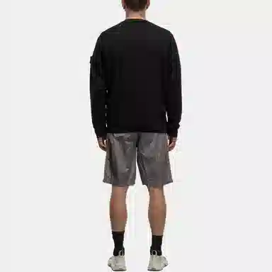 Stone Island SS24 Black Crewneck Sweatshirt