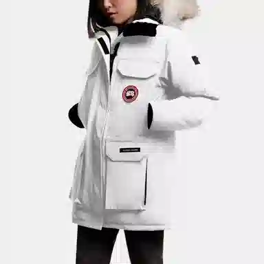 Canada Goose Fusion Fit Expedition Parka White