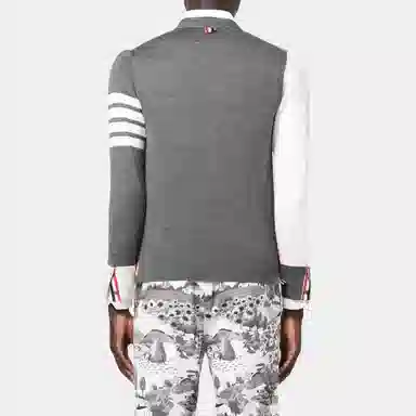 Thom Browne SS23 Cardigan Grey