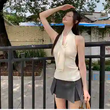 沐晓欣 简约百搭通勤时尚吊带 女款