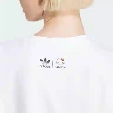 adidas x Hello Kitty Trefoil Boxy T-Shirt Logo T