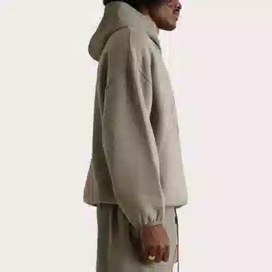 Fear of God Essentials SS24 Nylon Fleece Hoodie Heather Grey Heather Grey