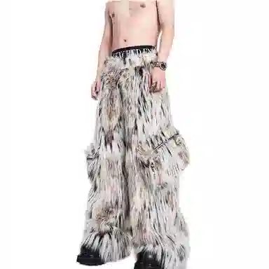 START EXCEED END Faux Fur Pants