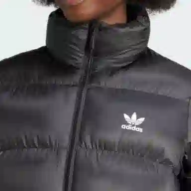 adidas originals ADICOLOR Short Puffer Jacket logo