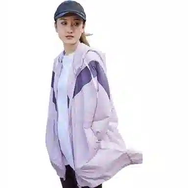 探路者 户外中长款连帽防晒衣 女款