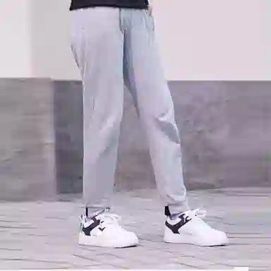 乔丹 字母印花束脚运动裤 女款