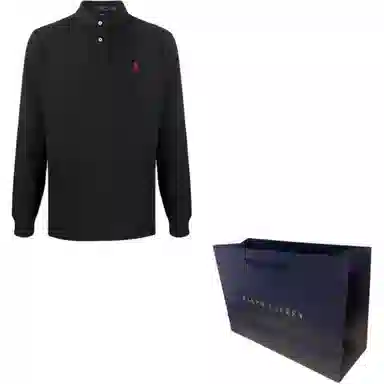 Polo Ralph Lauren Long Sleeve Polo Black