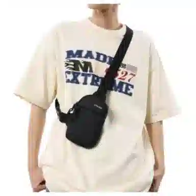 醇龙 休闲轻便简约 牛津纺 胸包 常规 男女同款情侣款 黑/白/蓝/粉/绿