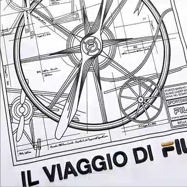 FILA Logo Print T-Shirt White