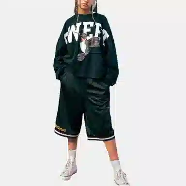 Drew House Sweet Boxy Crewneck Black