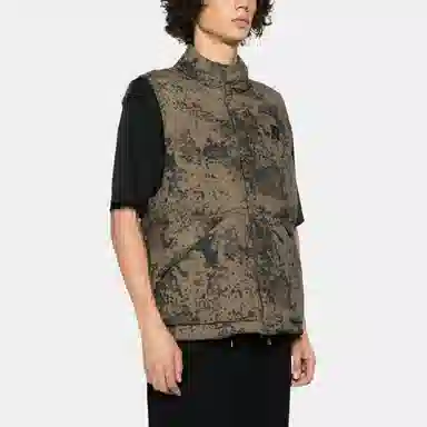 REPRESENT Camo Zip Vest