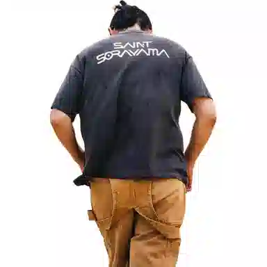 SAINT Mxxxxxx x Hajime Sorayama FW25 Dinosaur Print Tee