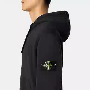 Stone Island Zip Badge Hoodie Jacket