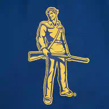 Mitchell Ness x NCAA West Virginia Mountaineers Jacquard Ringer T