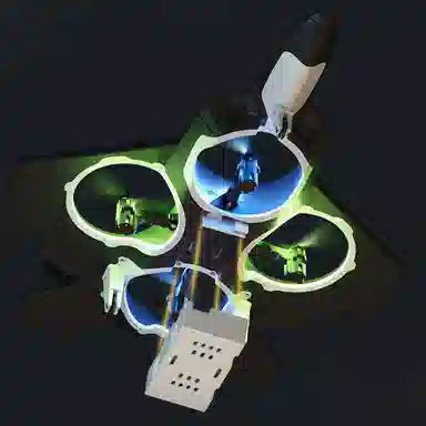 纽奇 泡沫战斗机 滑翔机 四轴飞行器 航模 遥控玩具