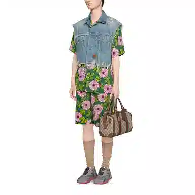 GUCCI x Disney Denim Vest Light Blue