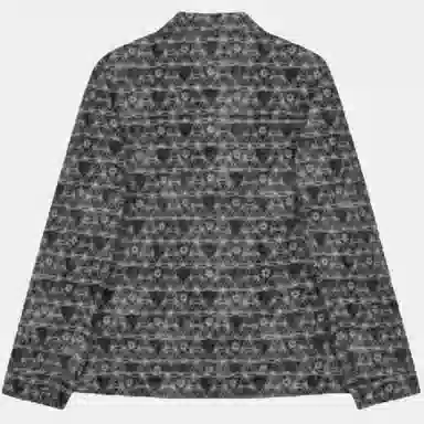 K-BOXING Plaid Casual Jacket Gray