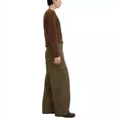 Levis SS23 Brown Wide-Leg Trousers