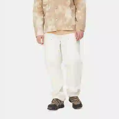 Carhartt WIP Double Knee Pant White
